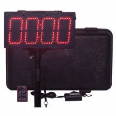 LED604RWT Portable Sports Timer with, Battery, Tripod, Remote.