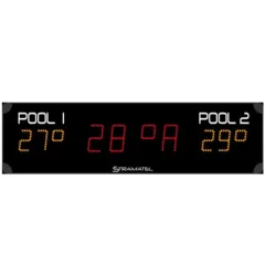 Stramatel PHL / PHLX 12.2 Pool Display, Clock, Scoreboard